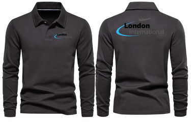 LONDON AIRPORT LONG SLEEVE POLO